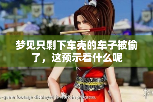 梦见只剩下车壳的车子被偷了，这预示着什么呢