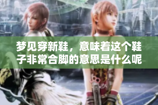 梦见穿新鞋，意味着这个鞋子非常合脚的意思是什么呢