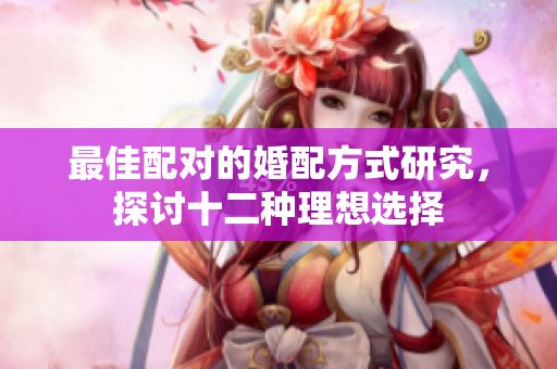 最佳配对的婚配方式研究，探讨十二种理想选择