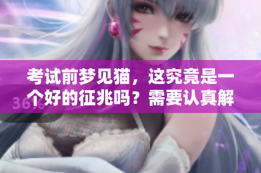 考试前梦见猫，这究竟是一个好的征兆吗？需要认真解读！