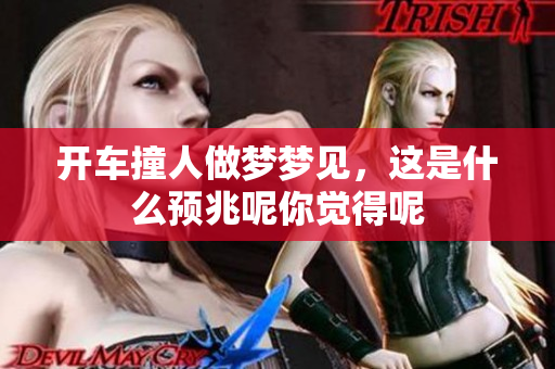 开车撞人做梦梦见，这是什么预兆呢你觉得呢