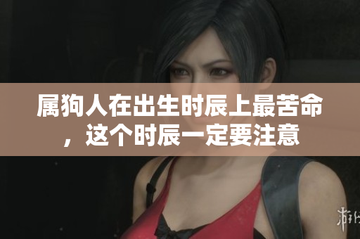 属狗人在出生时辰上最苦命，这个时辰一定要注意
