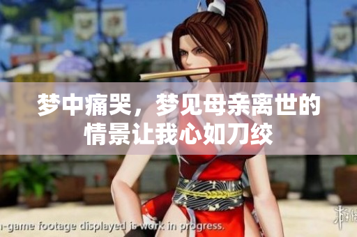梦中痛哭，梦见母亲离世的情景让我心如刀绞