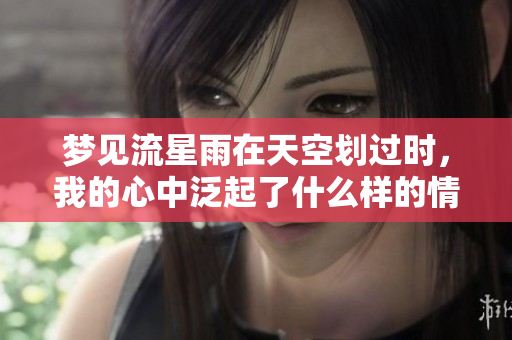 梦见流星雨在天空划过时，我的心中泛起了什么样的情感呢