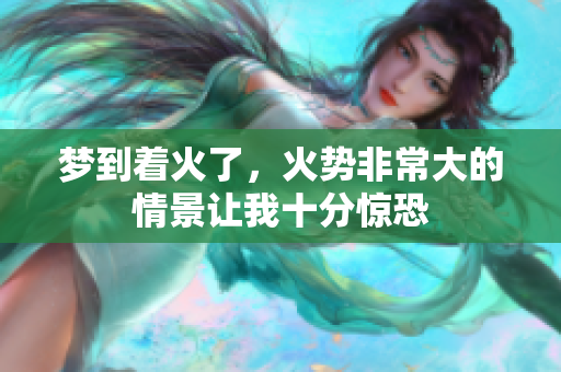 梦到着火了，火势非常大的情景让我十分惊恐