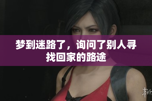 梦到迷路了，询问了别人寻找回家的路途