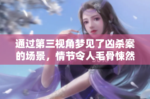 通过第三视角梦见了凶杀案的场景，情节令人毛骨悚然