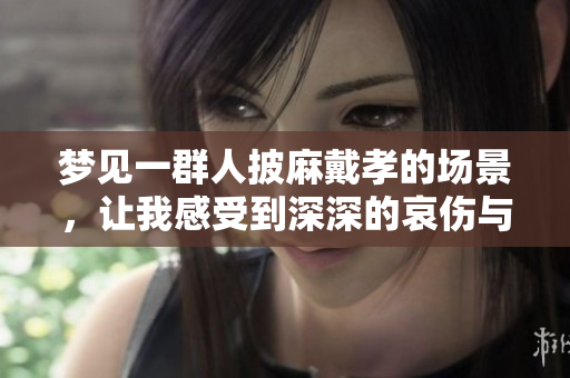 梦见一群人披麻戴孝的场景，让我感受到深深的哀伤与思索