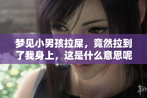 梦见小男孩拉屎，竟然拉到了我身上，这是什么意思呢