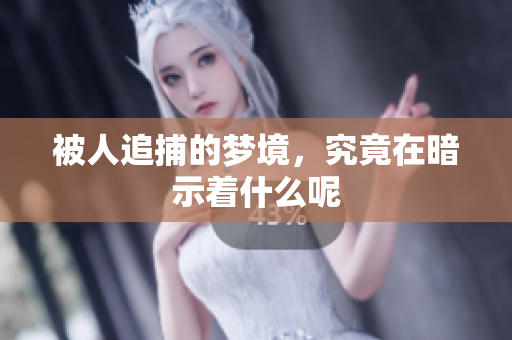 被人追捕的梦境，究竟在暗示着什么呢